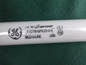 GE lighting 69839 GE, F32T8SPX35/U6PC 32W, Bright White, U Shaped Fluorescent - Picture 1 of 4