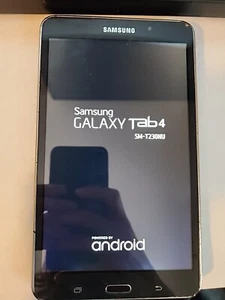 Samsung Galaxy Tab 4 SM-T230NU 7" 8GB Black Nook Tablet Home Button Needs Repair - Picture 1 of 8