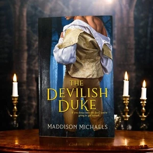 The Devilish Duke Paperback Book by Maddison Michaels [2018 Romance Novel] - Picture 1 of 5