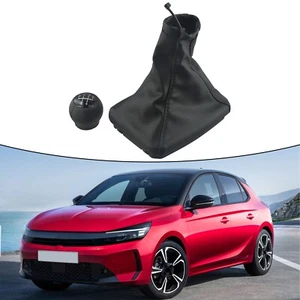 Black Gear Gaiter Knob for Opel Meriva A 2003 2010 Sleek and Modern Design - Picture 1 of 12