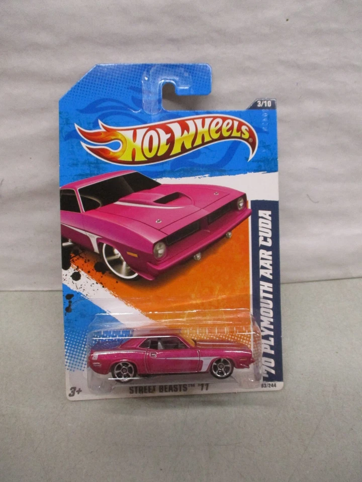 Hot Wheels 1970 Plymouth AAR Cuda Street Beasts - Imagem 1 de 2