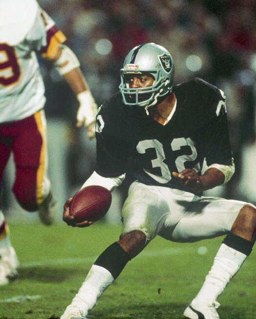 Póster brillante de los Raiders de Los Ángeles Marcus Allen 1984 foto 8x10 del Super Bowl XVIII Foto 1 de 1