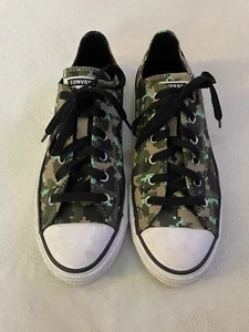 Converse All-stars Low Top Oxford Camo Canvas Sneakers Minecraft Pixel Size 5 - Picture 1 of 7
