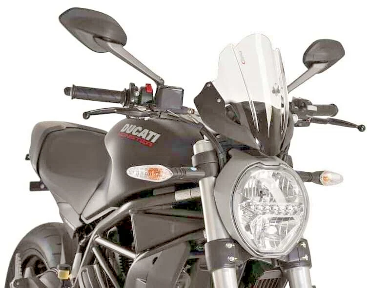 Puig Sport para-brisa transparente Ducati MONSTER 797/821/1200 #8900W - Imagem 1 de 1