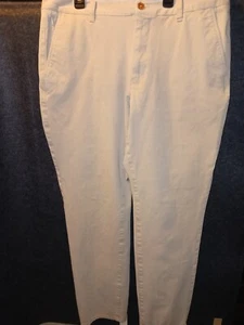 Bonobos Men's Tan Cotton Blend  Slim Tapered Leg Chino Trouser Pants Size 36 - Picture 1 of 15