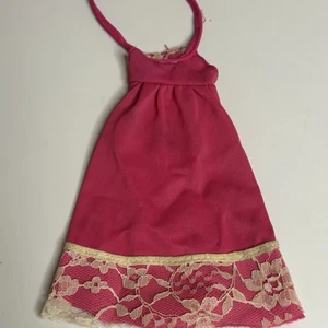 Rosa Vintage Babie Neckholder Kleid Spitze Sommerkleid Vintage - Bild 1 von 5