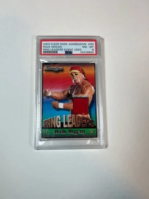 2003 Fleer Aggression Ring Leaders HULK HOGAN Event Worn RELIC Memorblia Card - Image 1 of 4