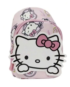 KINDER MÄDCHEN TEENAGER - Hello Kitty KLEINER RUCKSACK Handtasche BELIEBTESTE ROSA - Bild 1 von 5