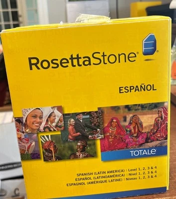 ROSETTA STONE NEW Learn ESPAÑOL Spanish Version Level 1, 2, 3 4 CD Language 2012 - Image 1 of 4
