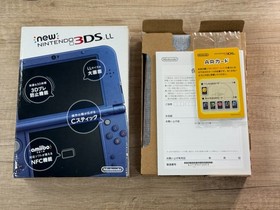 IPS Nintendo New 3DS XL Metallic Blue Console With BOX IPS Top Tested D5448