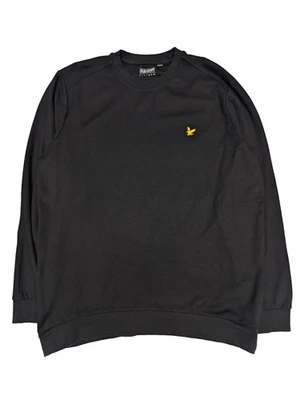 Lyle & Scott Sports Crew Neck Fly Fleece Sweatshirt Black - XL - RRP £70 - Image 1 of 4