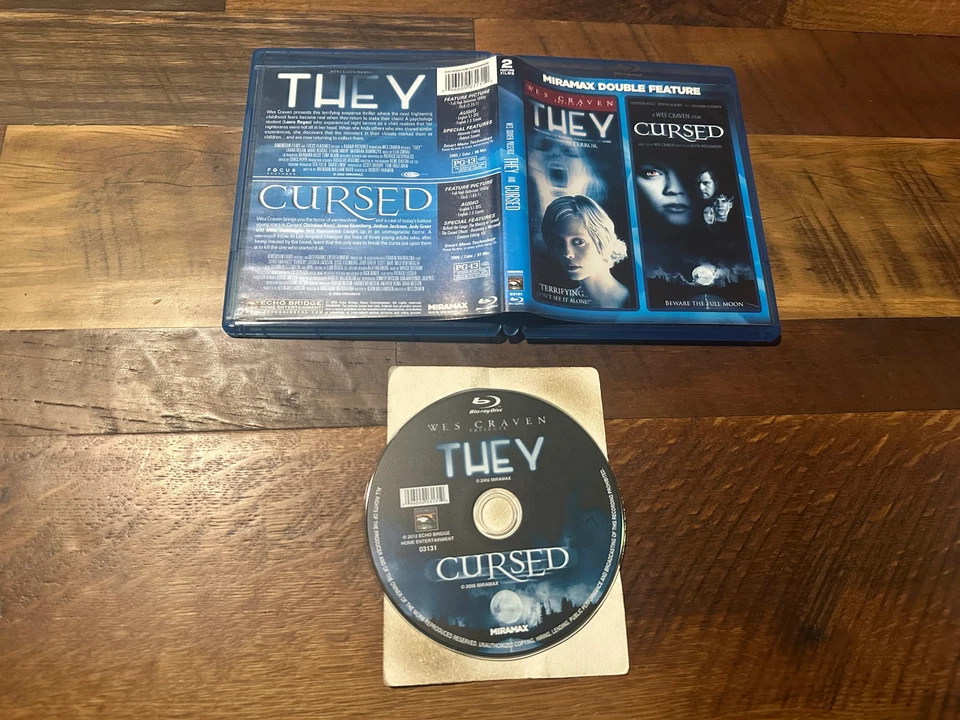 They & Cursed (Blu ray, Double Feature, Wes Craven Classics) Foto 1 de 1