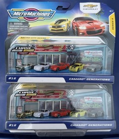 Micro Machines Series 5 Chevrolet Camaro Ultra Rare Chase Silver & Gold