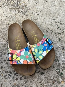 Papillio by Birkenstock Madrid Colorful Floral Sandals Womens EU 38 US 8 - Picture 1 of 7
