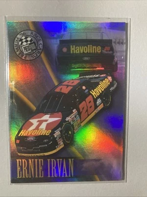 1996 Press Pass #43 Ernie Organ, Foil Premium Race Card - Image 1 of 2