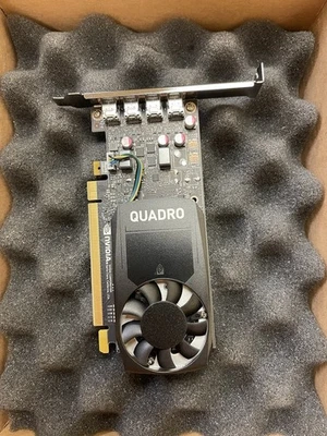 NVIDIA QUADRO P1000 GRAPHICS CARD 4GB GDDR5-FULL SIZE - Image 1 of 2