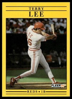 1991 Fleer #70 Terry Lee Wax/ Cello Pack Variation - Image 1 of 2