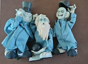 The Haunted Mansion 3 Side Steppers Poseable Animated Hitchhikers Disney used - Picture 1 of 5