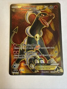 Pokémon TCG Houndoom EX Full Art Holo Ultra Rare Card 153/162 XY Breakthrough LP - Picture 1 of 9
