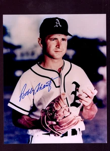 Bobby Shantz signiertes 8 x 10 Foto Philadelphia Leichtathletik JSA VERSAND IST KOSTENLOS - Bild 1 von 2