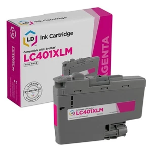Repuesto de cartucho de tinta compatible con LD Products para Brother LC401XL magenta HY - Imagen 1 de 9