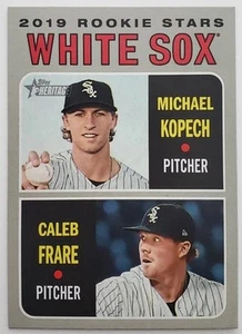Michael Kopech Rookie RC 2019 Topps Heritage 7 Rare White Sox - Bild 1 von 2