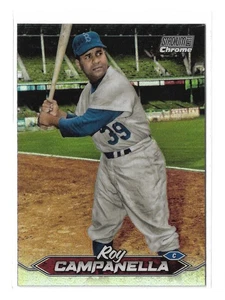 2024 Topps Stadium Club - Roy Campanella #299 Chrome Refractor - Picture 1 of 2