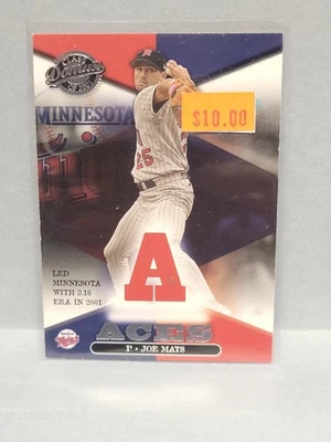2001 Donruss Class of 2001 Aces #A9 Joe Mays   - Imagem 1 de 2