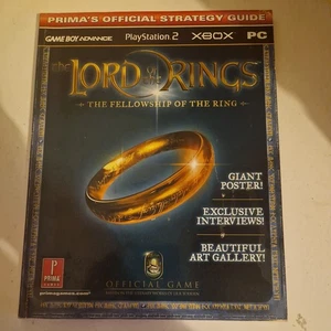 The  Lord of the Rings - The Fellowship of the Rings Strategy Guide For PS2 Xbox - Picture 1 of 6