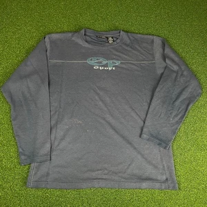 Camicia termica girocollo manica lunga grigia sportiva vintage Y2K OP Ocean Pacific taglia L - Foto 1 di 7