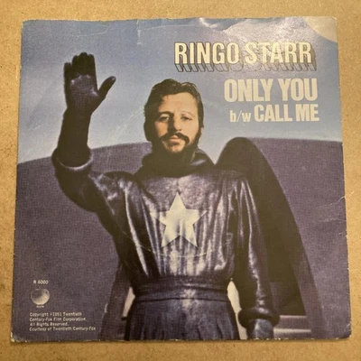 Ringo Starr - Only You/Call Me Apple Records – R 6000, 1974 *VG* VINYL BEATLES - Image 1 of 4