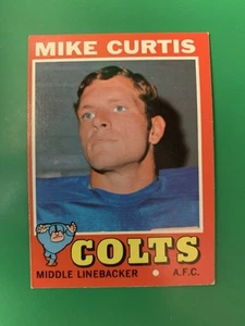 1971 Topps Mike Curtis Baltimore Colts #80 - Picture 1 of 2