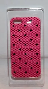 Victoria's Secret IPhone 5 Molded Case - Fishnet Style w/ Black Dots - Picture 1 of 1