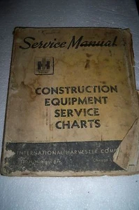 Tablas de servicio de equipos vintage de cosechadora internacional feria manual m-1 - Imagen 1 de 3