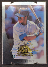 1998 Leaf FRACTAL MATRIX SILVER DIE-CUT X-AXIS Ken Griffey Jr EXTREMELY RARE 156