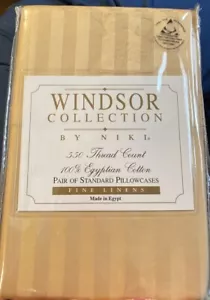 Windsor Collection By Niki 550 Thread Count Standard Egyptian Cotton Pillowcase - Picture 1 of 3