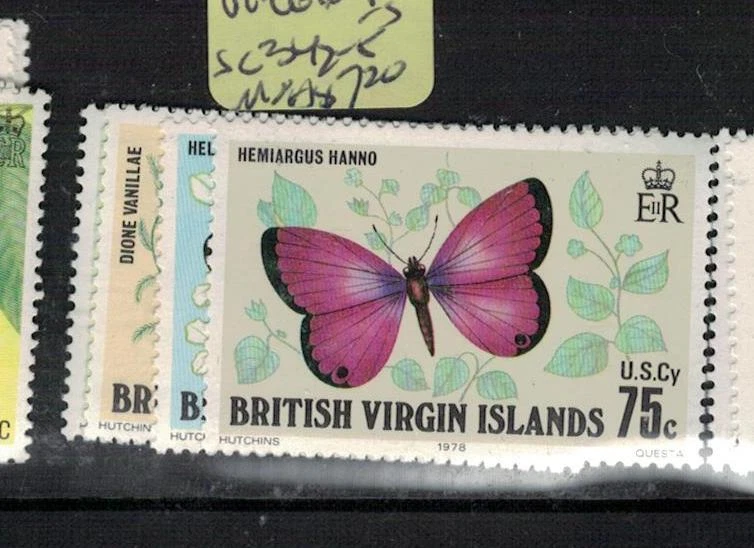 英属维尔京群岛蝴蝶 SC 342-5 全新无标签 (5epw) — 第 1/1 张图片