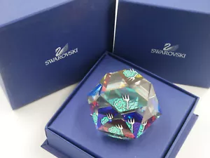 RARO PISAPAPELES CRISTAL SWAROVSKI POLÍGONO ZODIACO ACUARIO EDICIÓN LIMITADA 40 BXD 847160 - Imagen 1 de 4