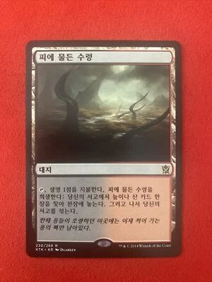MTG Bloodstained Mire Khans of Tarkir 230/269 Regular Rare Korean - Image 1 of 2