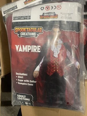 Adult Small Spooktacular Creation Renaissance Medieval Vampire Halloween Costume - Image 1 of 2