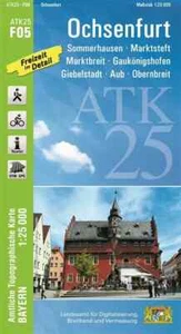 Wander-, Radkarte Ochsenfurt- Franken - Bild 1 von 1