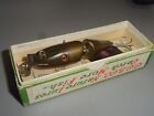 VINTAGE FISHING LURE WOODEN CREEK CHUB BABY JOINTED PIKIE #2700 W/BOX C.1927-63