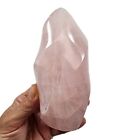 Rose Quartz Crystal Polished Flame 1lb 3oz