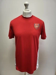 TT215 MENS ARSENAL F.C. RED WHTIE MERCHANDISE FOOTBALL T-SHIRT UK M EU 50 - Picture 1 of 5