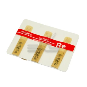 New Flying Goose Bb Clarinet 5/pc Per Box Reeds Strength #2.5 High Quality - Picture 1 of 2