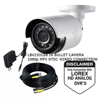 Security Camera 1080p Analog HD CCTV Bullet 130' Night Vision, LOREX LBV-2531 - Image 1 of 4