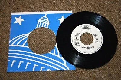 VINYL 45 RECORD UNPLAYED GARTH BROOKS "RODEO" B/W "NEW WAY TO FLY"  - Image 1 of 3