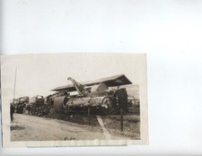 BRAZIL VINTAGE ORIGINAL PHOTO RAILROAD REVOLUTION São Paulo Revolt 1924 crash
