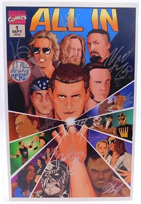 Kenny Omega Nick Aldis Pentagon Jr Okada Rey Fenix Tessa Firmado 11x17 AEW Todo In Foto 1 de 4