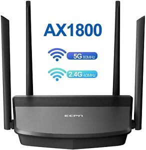 WiFi 6 Router AX1800 Computer Router, Wireless Mesh Router port gigabit